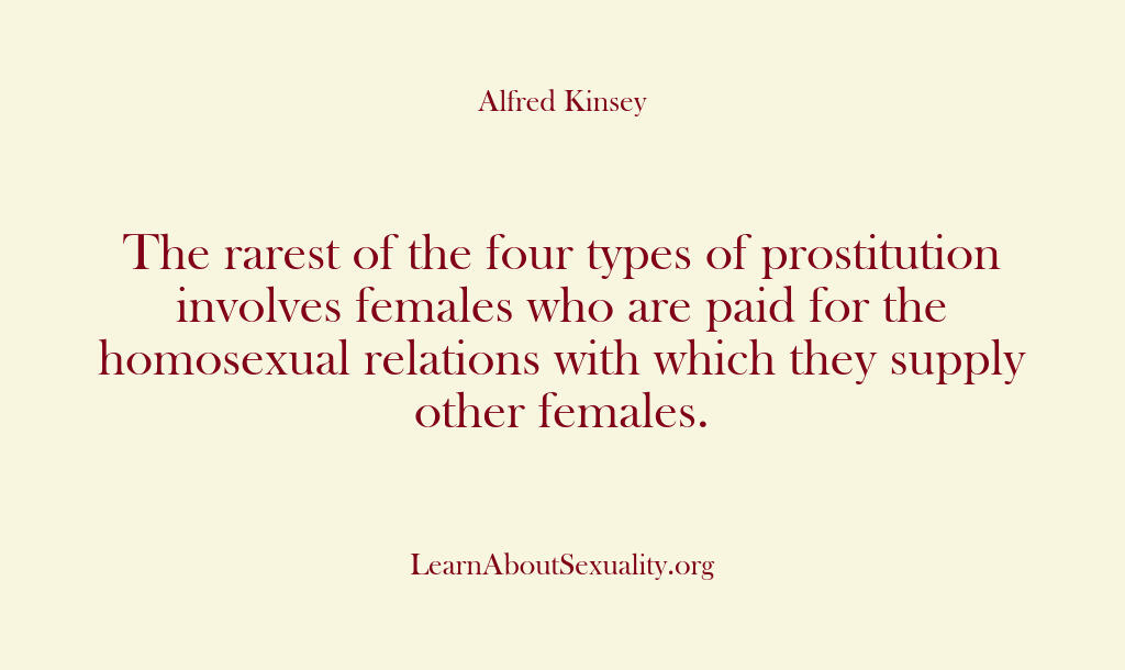 Alfred Kinsey Male Sexuality – The rarest of the four types o…