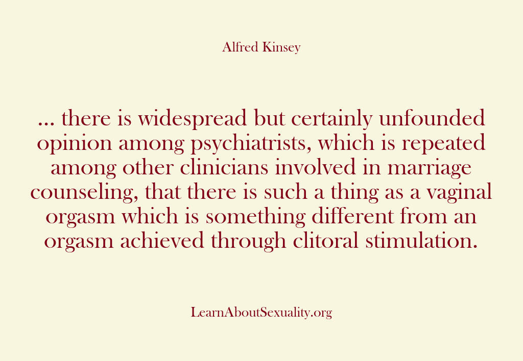 Alfred Kinsey Male Sexuality – … there is widespread but ce…