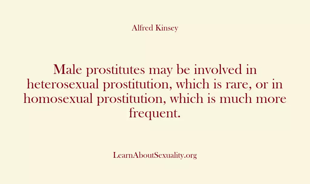Male prostitutes may be involved in heterosexual prostitution, which is rare, or…
