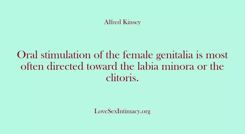 Oral stimulation of the female genitalia is most often directed toward the…