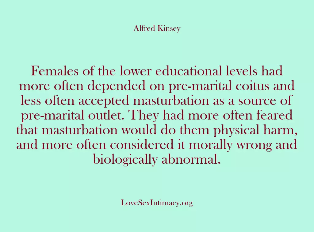 Females of the lower educational levels had more often depended on pre-marital…