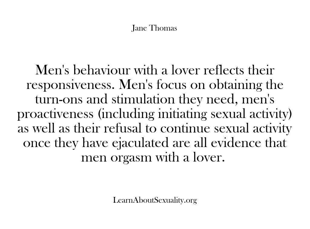 Learn About Sexuality – Men’s behaviour with a lover r…
