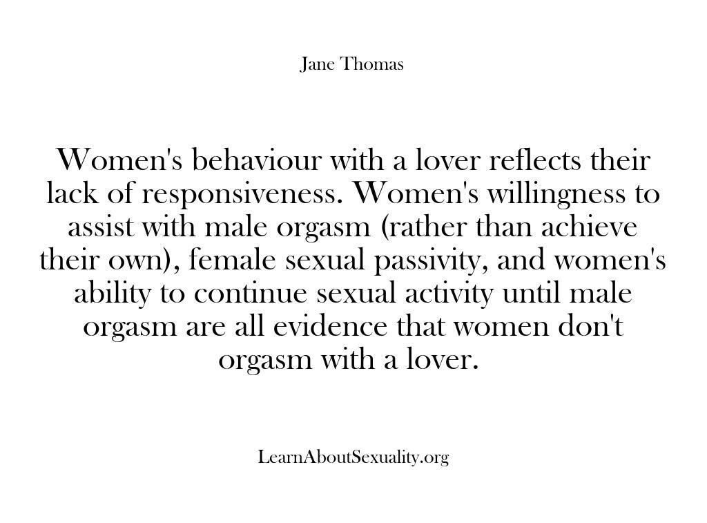 Learn About Sexuality – Women’s behaviour with a lover…