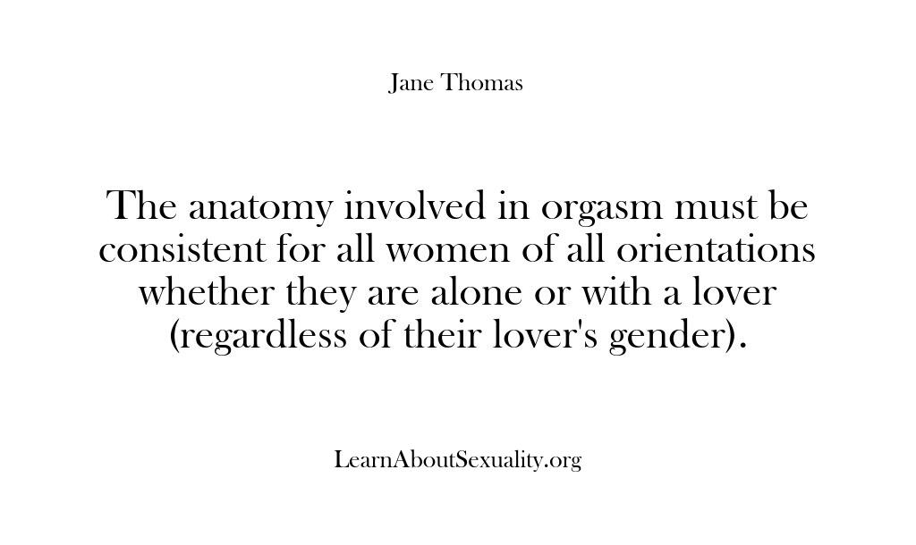 Learn About Sexuality – The anatomy involved in orgasm…