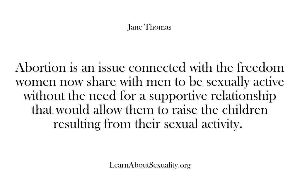 Learn About Sexuality – Abortion is an issue connected…