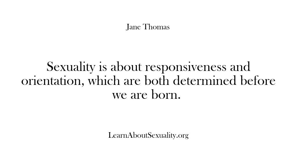 Learn About Sexuality – Sexuality is about responsiven…