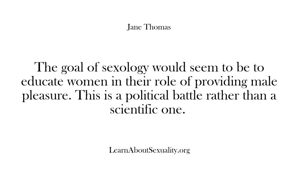 Learn About Sexuality – The goal of sexology would see…