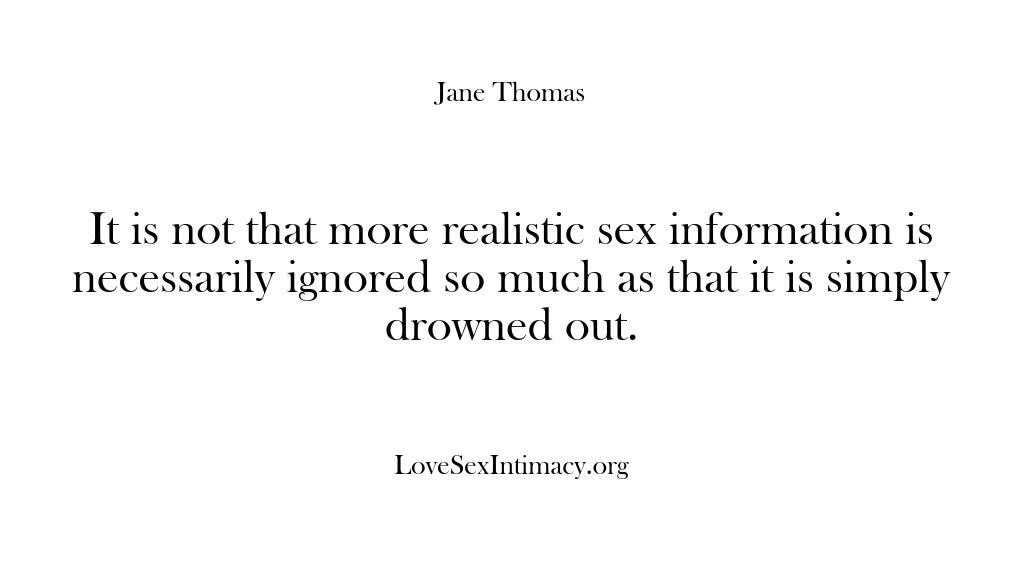 Love Sex Intimacy – It is not that more realistic …