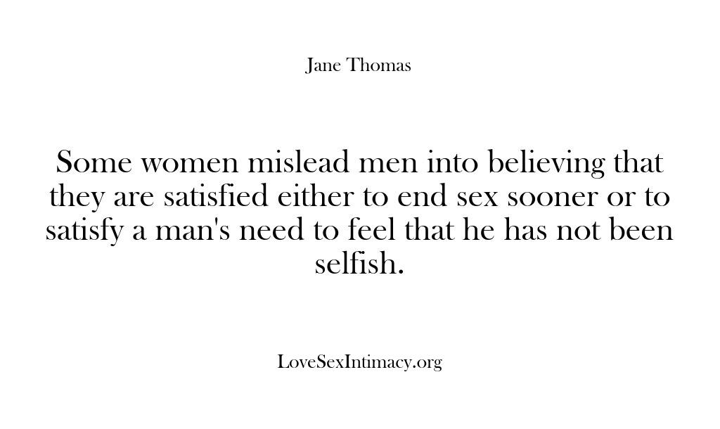 Love Sex Intimacy – Some women mislead men into be…