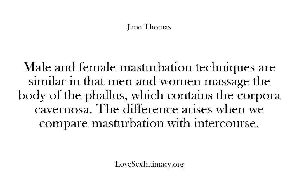Love Sex Intimacy – Male and female masturbation t…