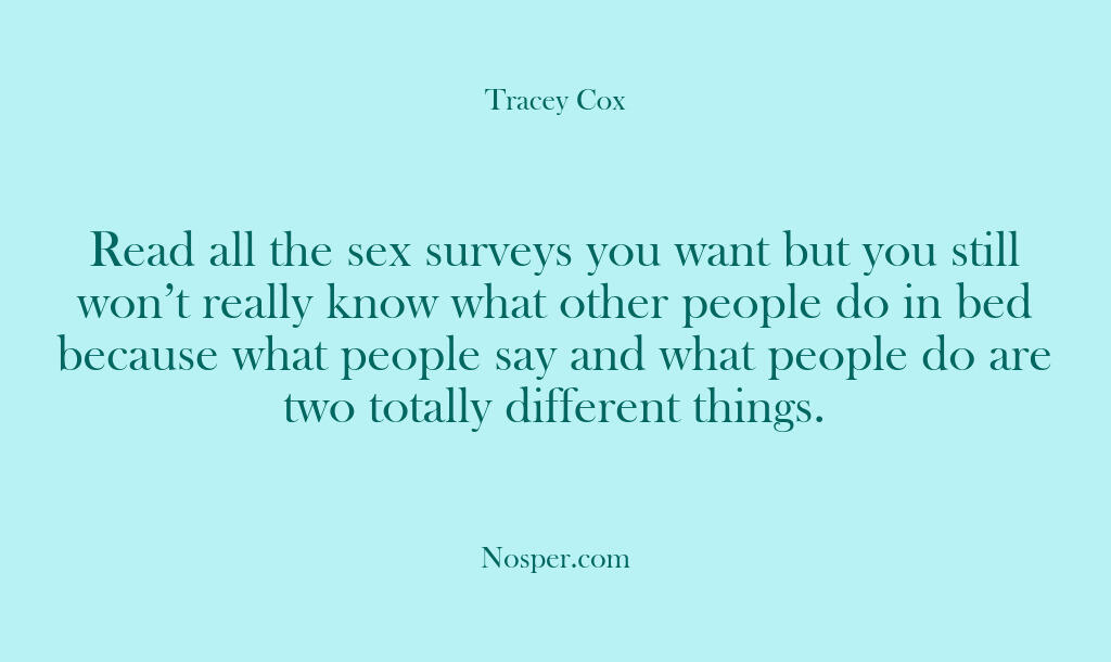 Other Sources – Read all the sex surveys you w…