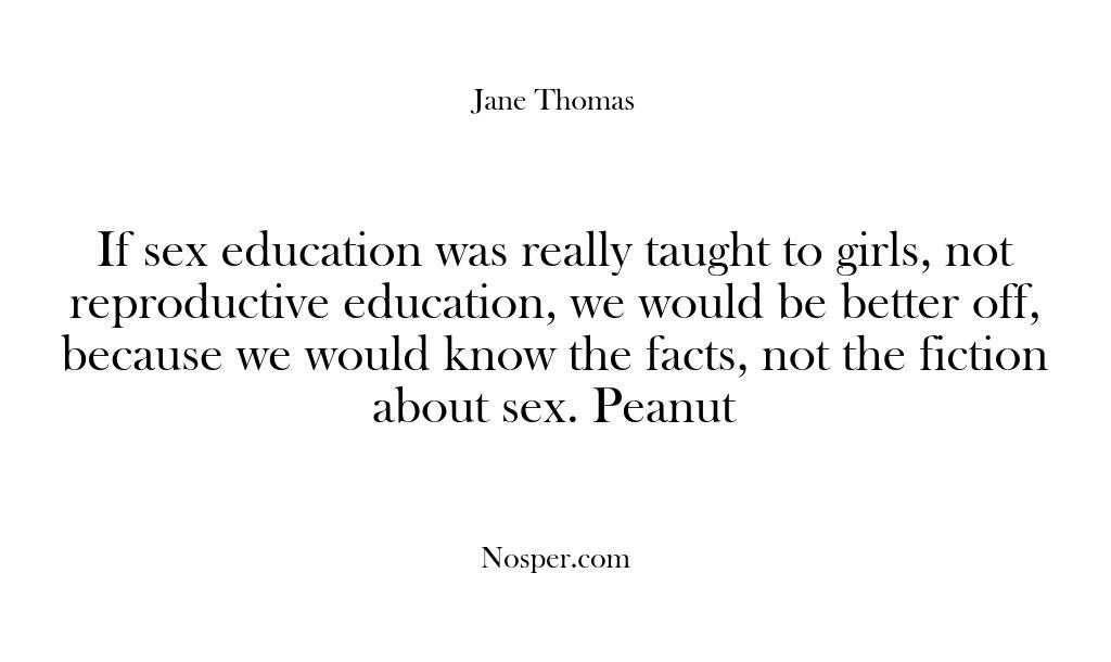 Testimonials – If sex education was really ta…