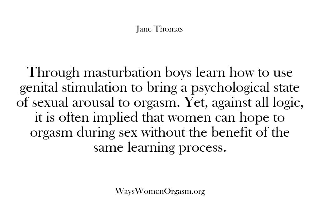 Ways Women Orgasm – Through masturbation boys lear…