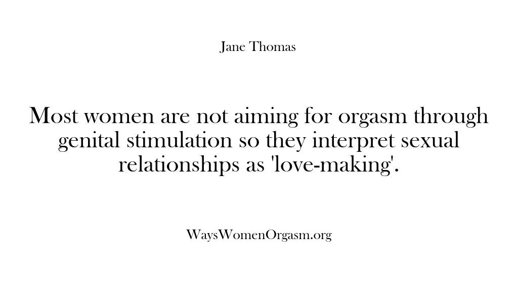 Ways Women Orgasm – Most women are not aiming for …