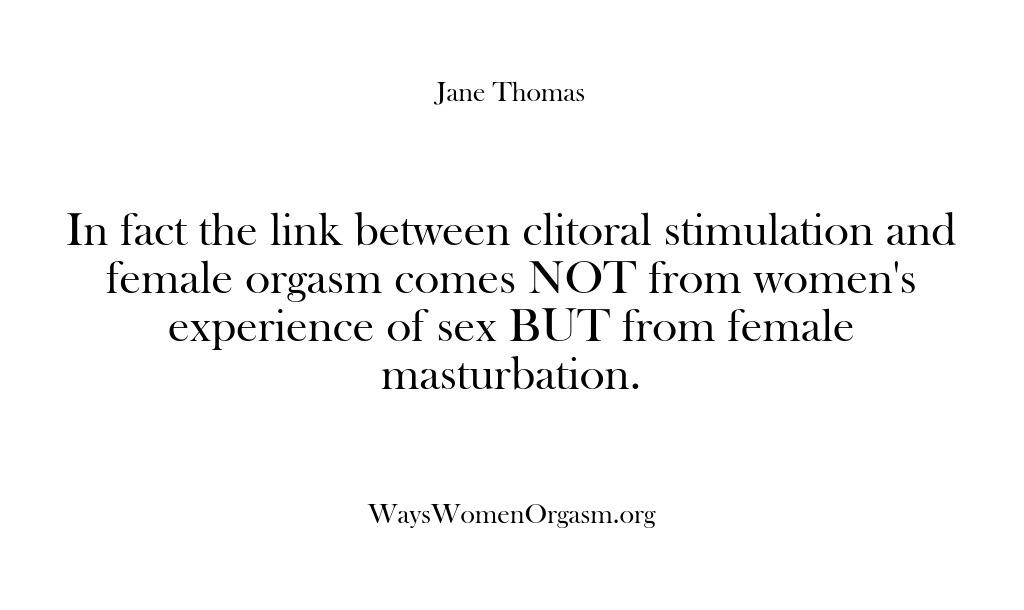 Ways Women Orgasm – In fact the link between clito…