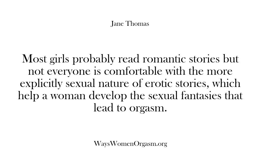 Ways Women Orgasm – Most girls probably read roman…