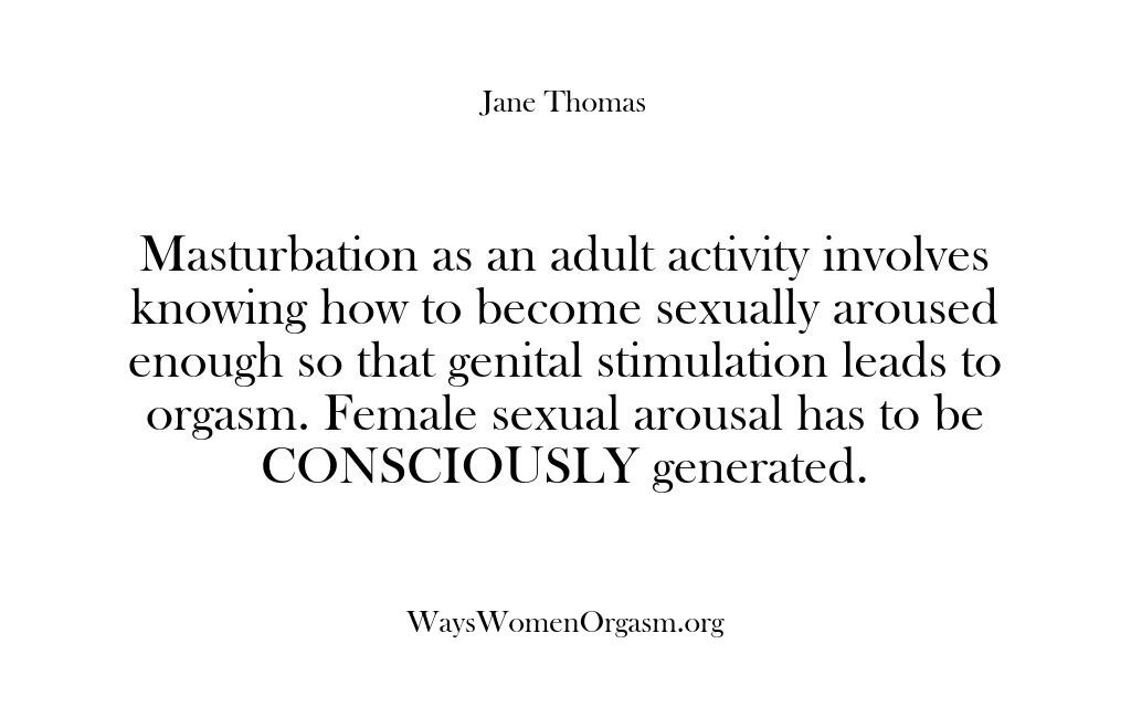 Ways Women Orgasm – Masturbation as an adult activ…